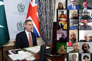 High Commission held Virtual Khuli Katchehry with Pakistani Community in the UK