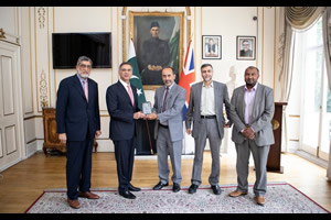 High Commissioner receives British-Palestinian delegation