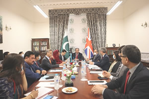 Federal Minister Shafqat Mahmood discusses educational cooperation with British Council Team