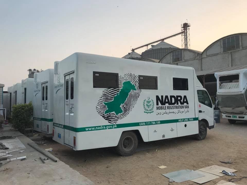 NADRA Mobile Registration Van