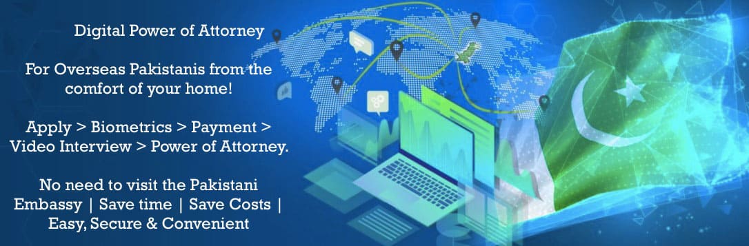 Digital Power of Attorney for Overseas Pakistanis